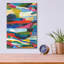  «Nocturn 2» par Cheryl Warrick, art mural en verre acrylique, 12 po x 16 po