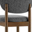 Chaise d'appoint rembourrée en bois massif-2046512679