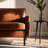 Genuine Leather Square Arm Sofa, Brown-1089187084