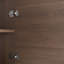 Armoire de salle de bain de 30 pouces avec une porte à lattes horizontale et un lavabo en céramique