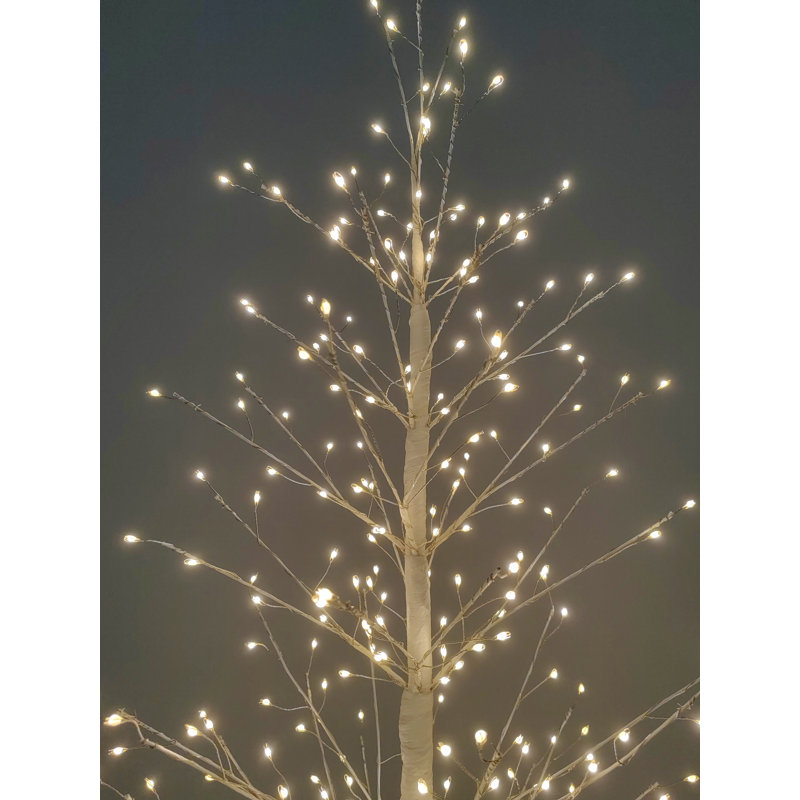 White Birch Tree with LED Lights Indoor Use Only, 47.24"