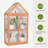 18.3" W x 29.9" D Wooden Greenhouse Cold Frame，Garden Raised Flower Planter Shelf-70355518