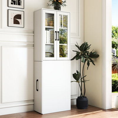 68,86 "haut 4 niveaux multi-fonctionnel coulissant multi 2 portes vitrées en bois moderne pour l'organisation de bureau