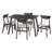 Aziz 4 - Person Four Leg Dining Set