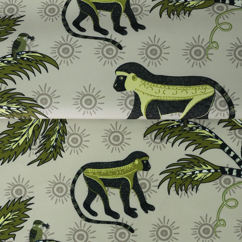 Monkey Palm Outdoor Fabric, Savannah