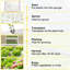 Unité hydroponique 10W avec herbes / fleurs / fruits / légumes / salades