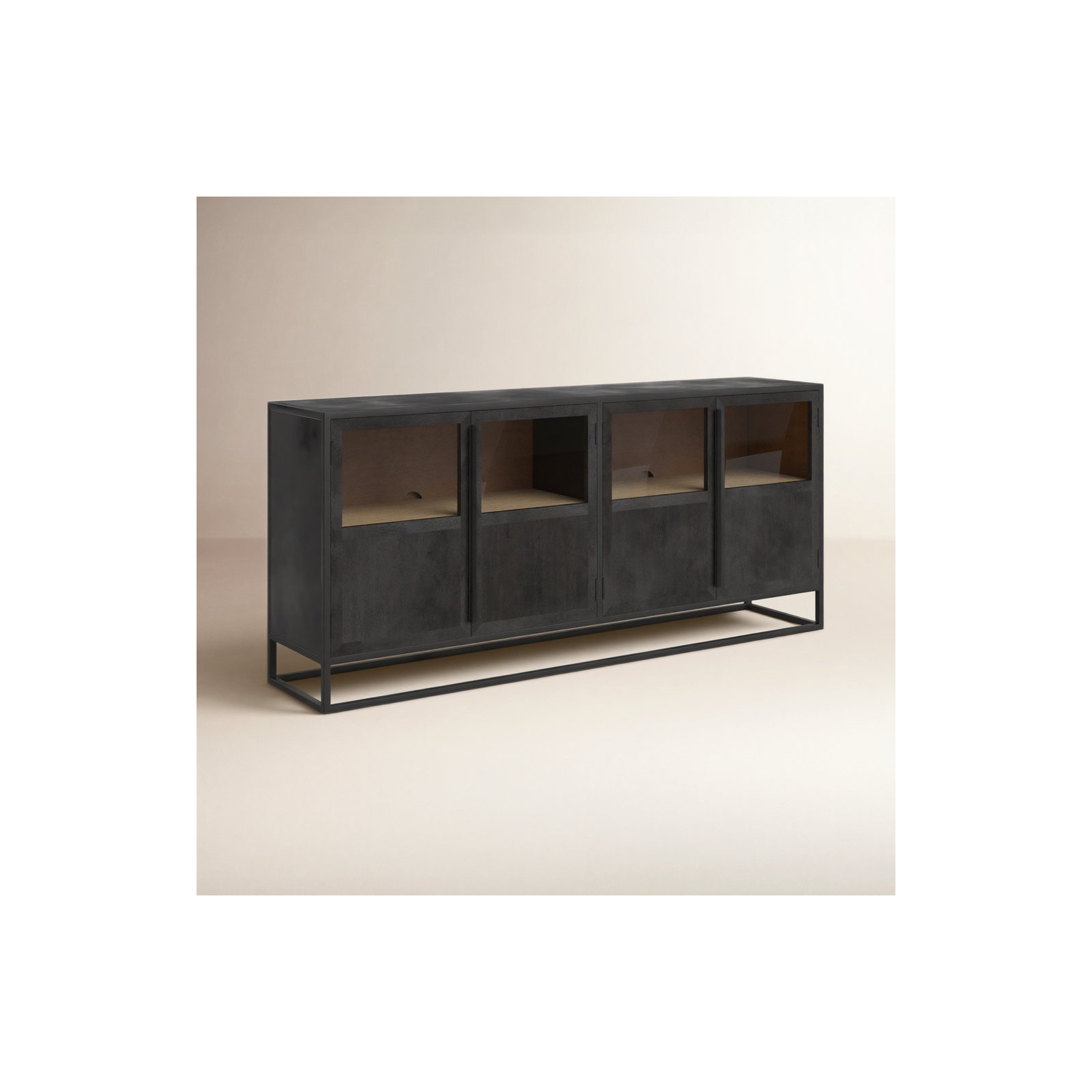 Clementine 80" Sideboard, Black