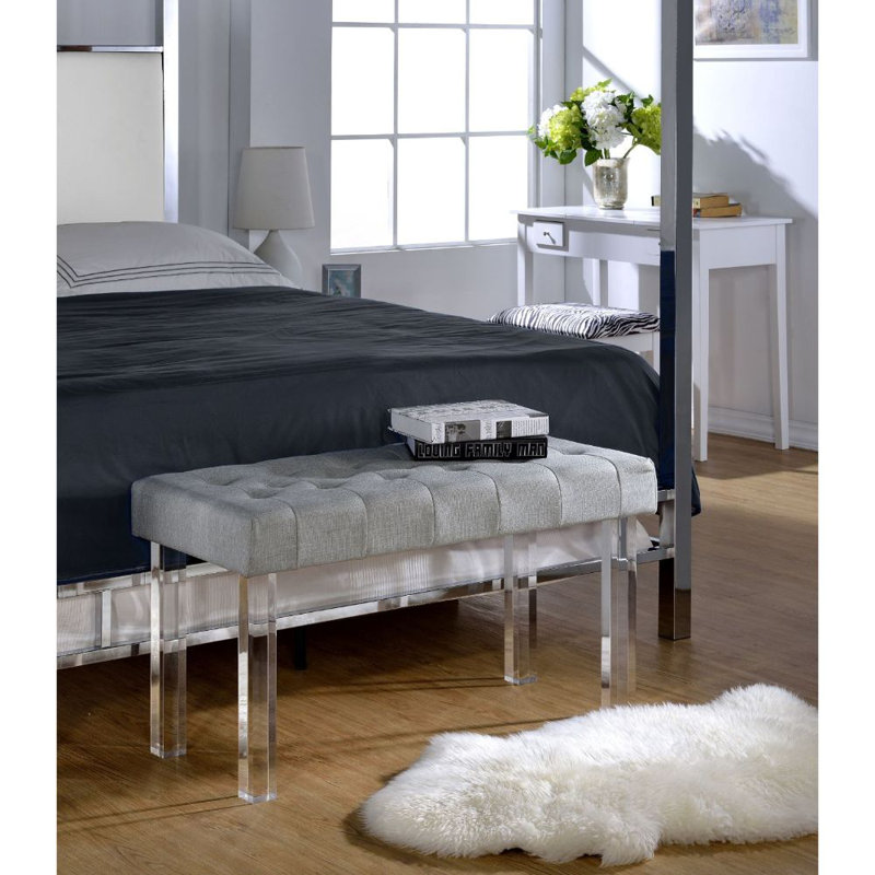 Watanabe Linen Upholstered Bench
