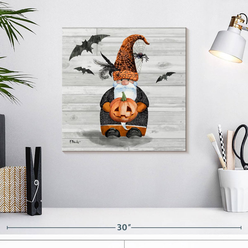 Lelend Halloween Gnome I, 16" H x 16" W