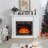 Fireplace mantel  (NOT INCLUDED FIREPLACE)
