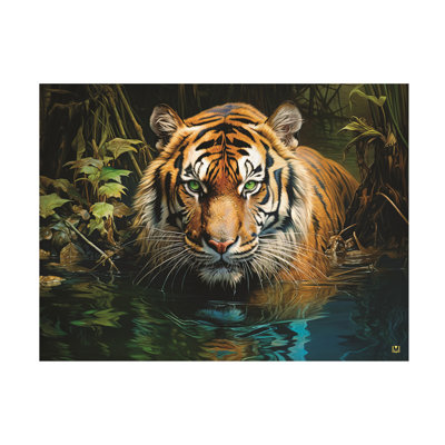 Michael David Ward Tigers Realm Canvas Art