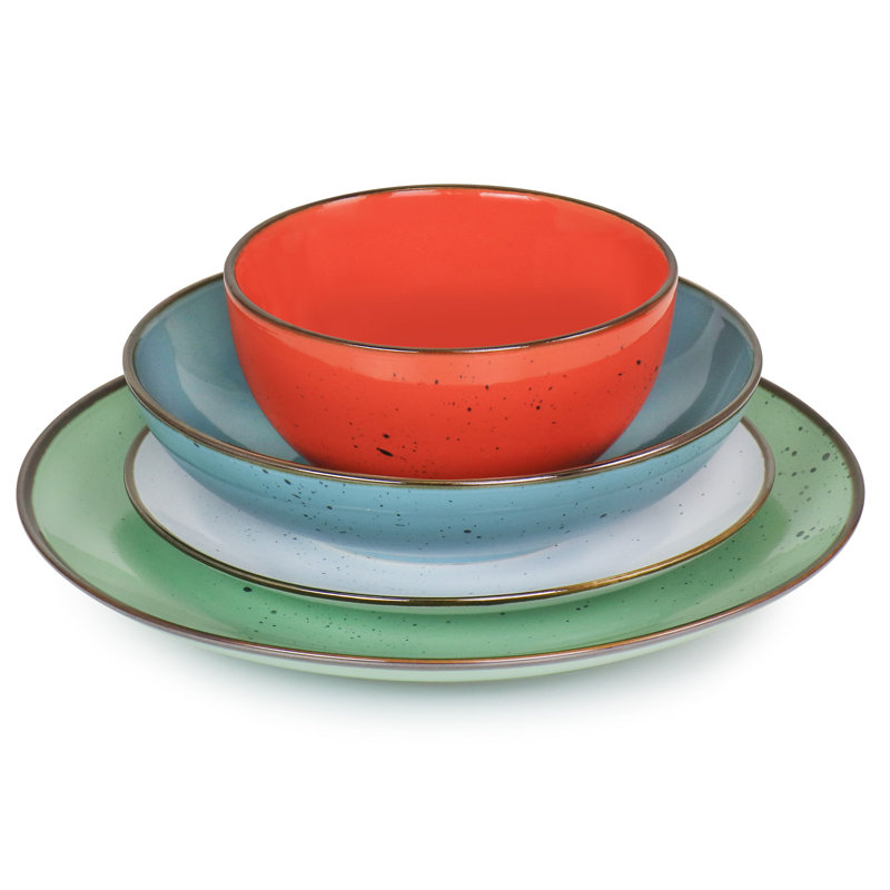 Edlingham Stoneware Dinnerware Set 20 Piece - Service for 4