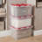 Wooden Open Shelf Bookcase - 3-Tier Floor Standing Display Cabinet Rack With Legs, 5 Cubes Bookshelf-714967579
