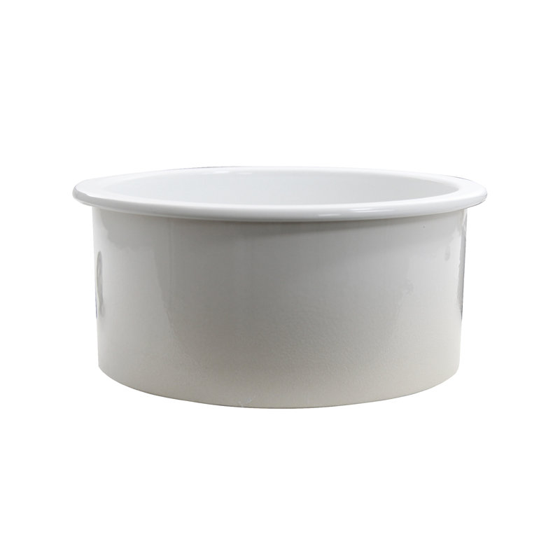 Hyannis 17.75'' L Single Basin Kitchen Sink, White