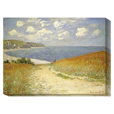 " Path Through The Wheat Fields At Pourville, 1882 " by Claude Monet