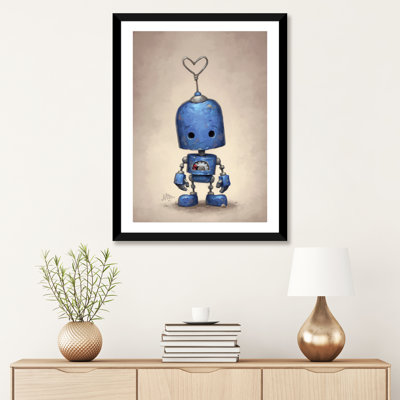 Décoration murale bleue pour enfants