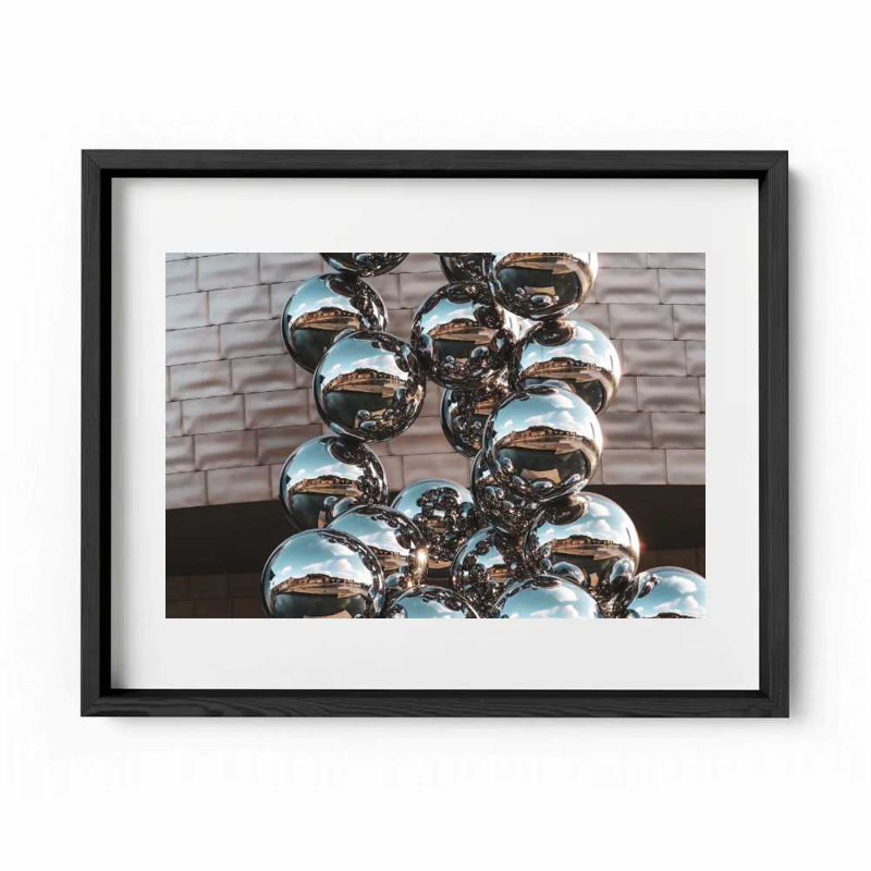Distant Eyes Print by Joseph Regan, 14" H x 16" W x 0.75" D, Black