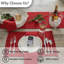  Ensemble de 4 serviettes de table Red Casual Classics-1680001994