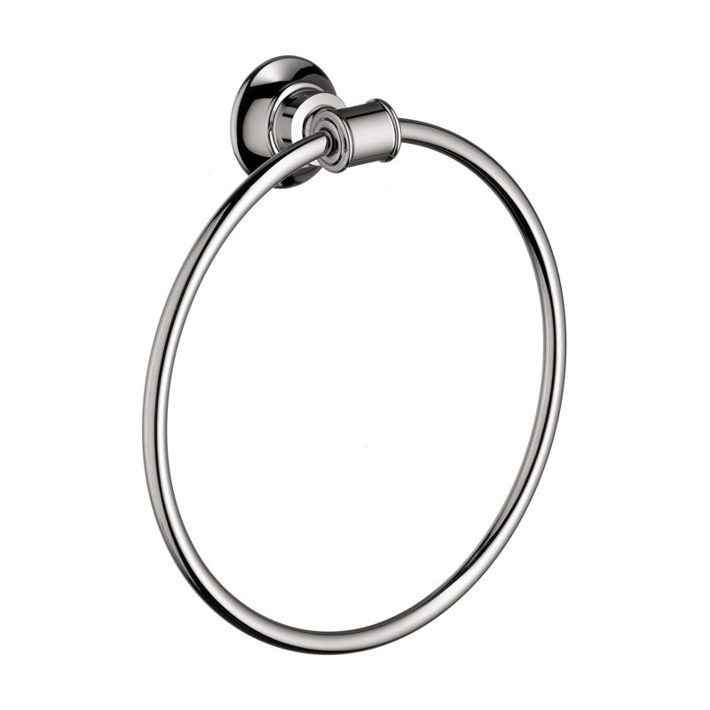 AXOR Montreux Wall Mounted Towel Ring, Chrome