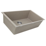 Plymouth 33" L x 19" W Undermount Kitchen Sink