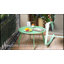Table basse ronde en acier pour patio, grande table d'appoint extérieure résistante aux intempéries, l 27,5 po x P 27,5 po-995157207