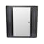 Modern Wall-Mounted Bathroom Cabinet with Mirror & Metal Frame