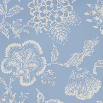 Schumacher x Celerie Kemble Hothouse Flowers Silhouette Wallpaper