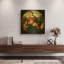 «Madonna with Child, St. John and a Child Saint» par Raphael, art mural en métal doré, 24 po x 24 po-99173783