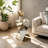 Modern Glam Geometric Mirrored Accent Table