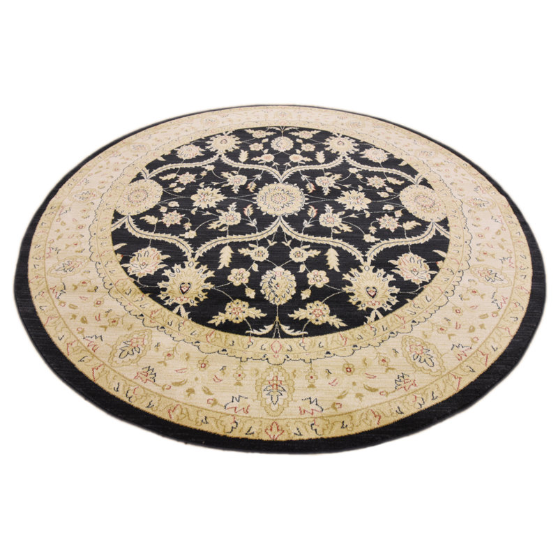 Moore Oriental Indoor Rug, Round 6'1"