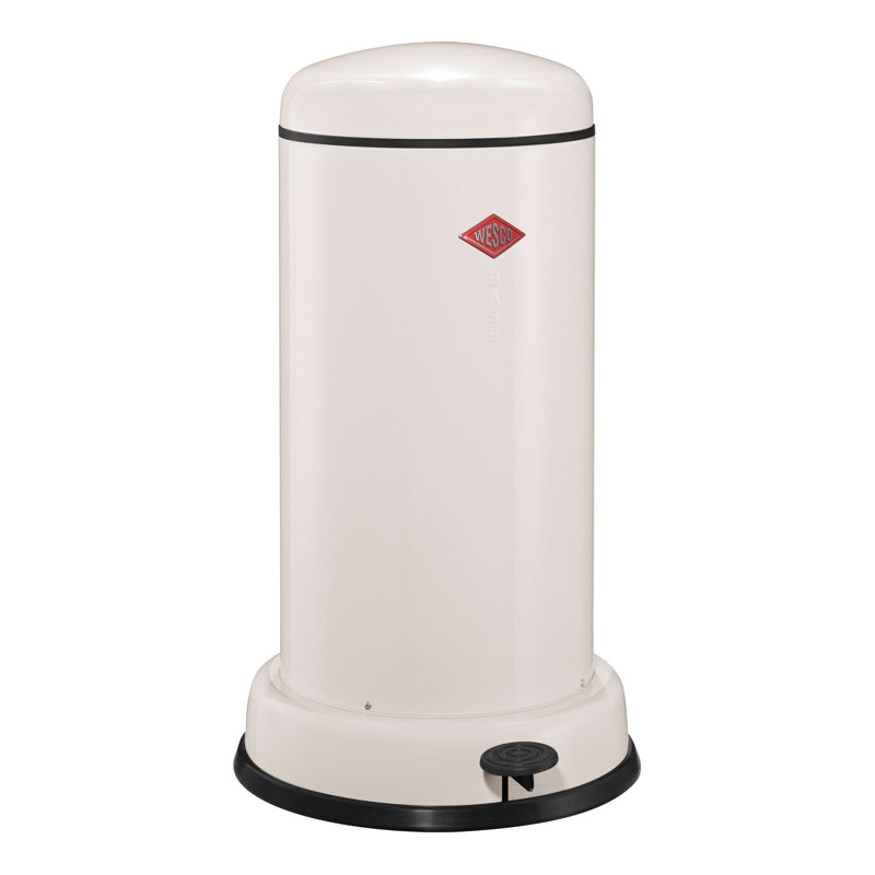 Powder -coated Sheet Steel Step On Kitchen Trash Can, 63.5cm H x 36.2cm W x 36.2cm D, Sand, 20 L