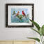 Winter Cardinal Duet II - reproduction d'art sur papier encadrée-2097468575-2097468560