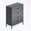 Armoire de rangement en métal avec 4 tiroirs
