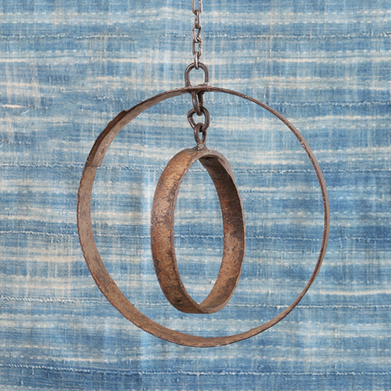 Darby Weather Resistant Iron Abstract Wind Chime