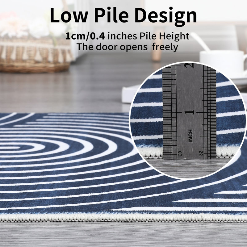 Jillianna Washable Abstract Indoor Rug, Runner 2' x 6'