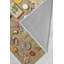 Tapis en polyester tissé à la machine en beige / crème / blanc-1154622969