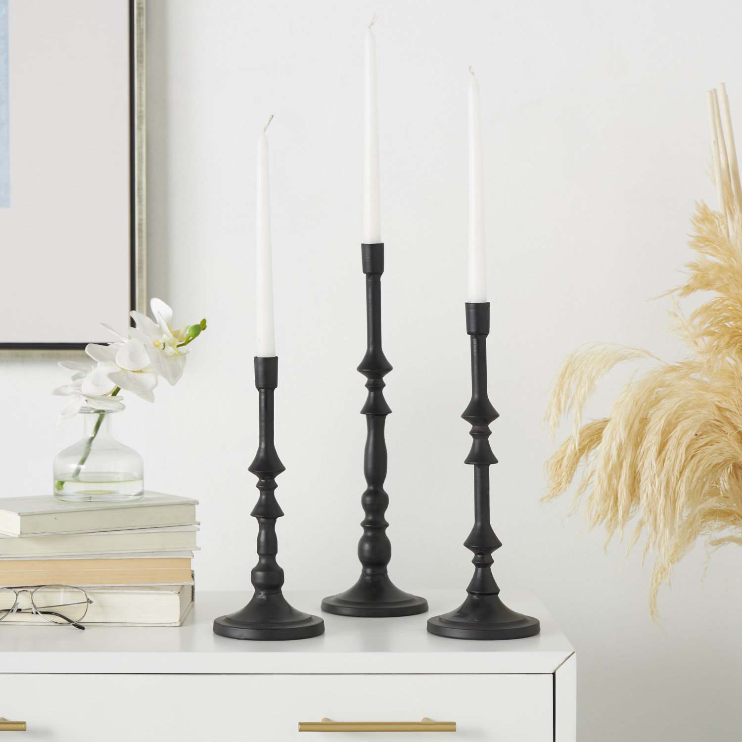 Xander Aluminum Pillar Candle Holder