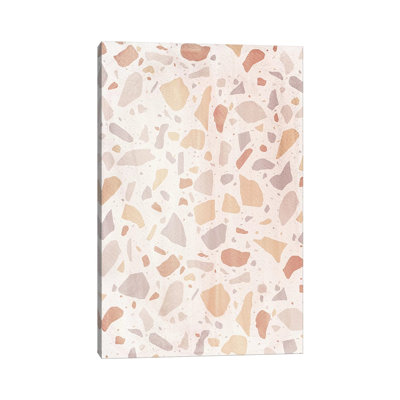 Pastel Terrazzo by Whales Way - Painting on Canvas