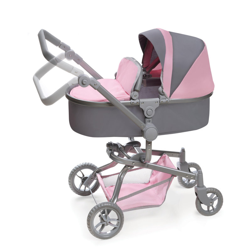 Daydream Multi-Function Single Doll Pram and Stroller