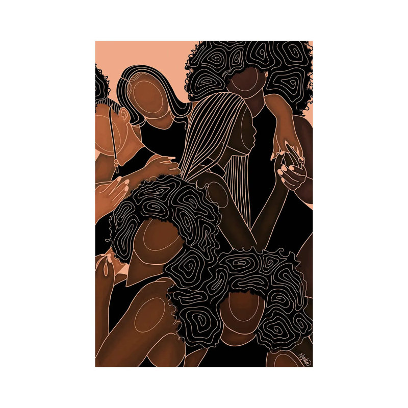 Melanin Sistas - Giclée sur toile tendue avec châssis, H 18 po x l 12 po