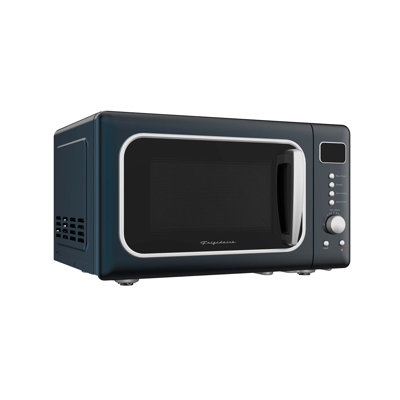 Frigidaire 0,7 pi³ Pi. Four à micro-ondes de comptoir rétro, 700 watts, 10 niveaux de puissance