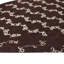 Brown Nu Vibrant Modern Tibetan Wool Silk Blend Rug-1741945063