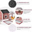 Ansel Weather Resistant Rabbit Hutch