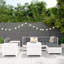 7 Piece Garden Sofa Set White Solid Wood Pine