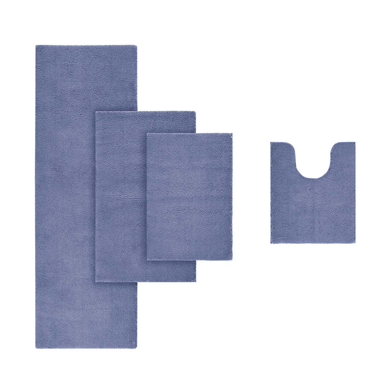 Non-Slip Contour Mat, Navy