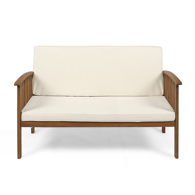 Love Seat With Open Slat Design