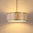 22" 5-Light Capiz Shell Drum Chandelier