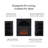 Michihiro Electric Fireplace Mantel TV Stand-2050478330