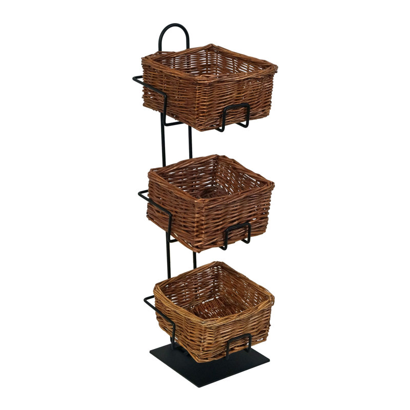 Mobile Merchandisers Wicker Basket