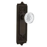 Egg & Dart Plate with Crystal Meadows Knob